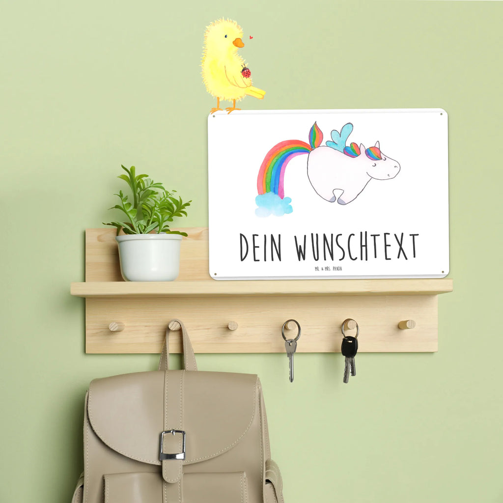 Personalisiertes Blechschild Einhorn Fliegendes Pferd Blechschild, Metallschild, Geschenk Schild, Schild, Magnet-Metall-Schild, Deko Schild, Wandschild, Wand-Dekoration, Türschild, Einhorn, Einhörner, Einhorn Deko, Unicorn, Regenbogen, Spielen, Realität, Glitzer, Erwachsenwerden