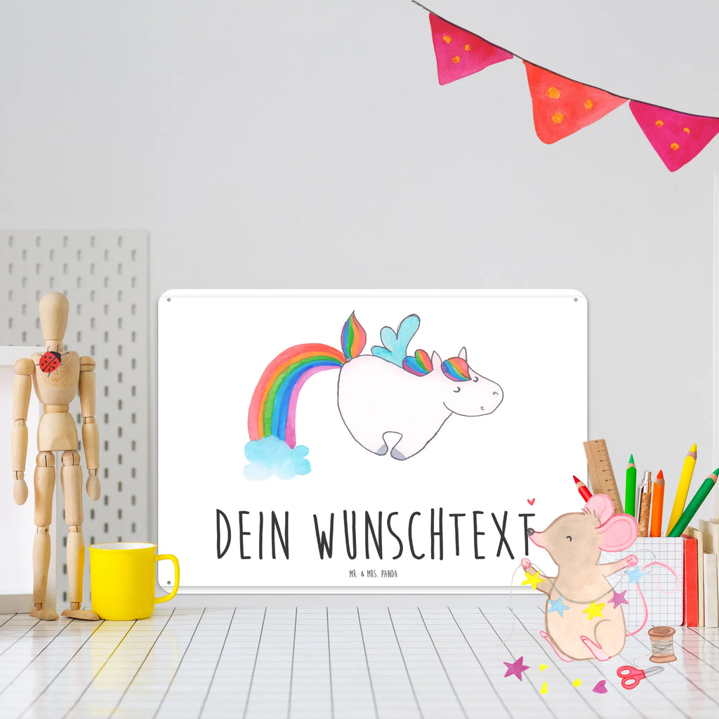 Personalisiertes Blechschild Einhorn Fliegendes Pferd Blechschild, Metallschild, Geschenk Schild, Schild, Magnet-Metall-Schild, Deko Schild, Wandschild, Wand-Dekoration, Türschild, Einhorn, Einhörner, Einhorn Deko, Unicorn, Regenbogen, Spielen, Realität, Glitzer, Erwachsenwerden