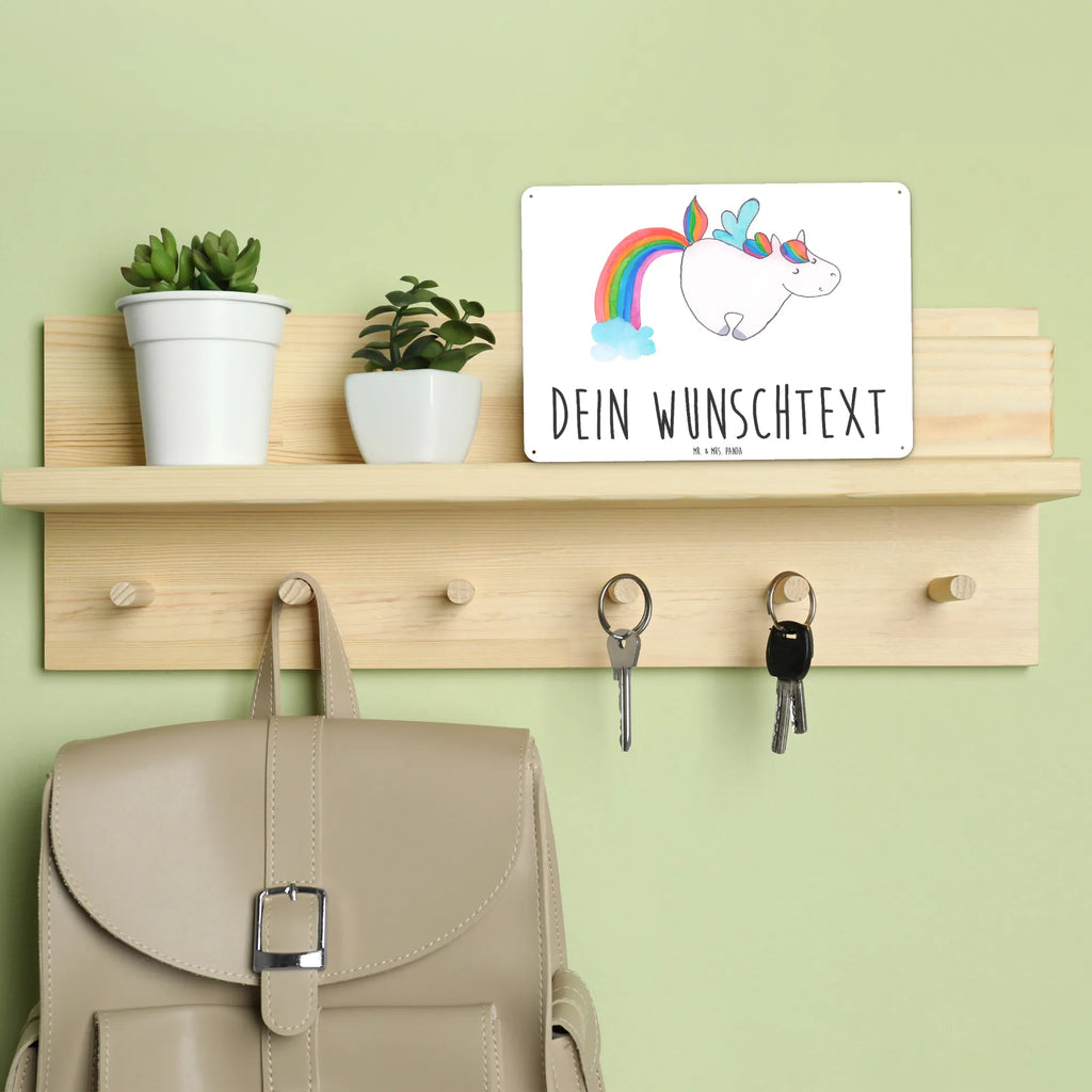 Personalisiertes Blechschild Einhorn Fliegendes Pferd Blechschild, Metallschild, Geschenk Schild, Schild, Magnet-Metall-Schild, Deko Schild, Wandschild, Wand-Dekoration, Türschild, Einhorn, Einhörner, Einhorn Deko, Unicorn, Regenbogen, Spielen, Realität, Glitzer, Erwachsenwerden