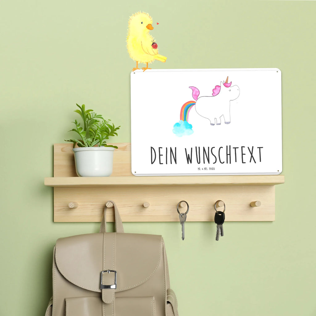 Personalisiertes Blechschild Einhorn Pupsend Blechschild, Metallschild, Geschenk Schild, Schild, Magnet-Metall-Schild, Deko Schild, Wandschild, Wand-Dekoration, Türschild, Einhorn, Einhörner, Einhorn Deko, Pegasus, Unicorn, Pups, Regenbogen, Glitzer, Einhornpower, Erwachsenwerden, Spaß, lustig, Freundin