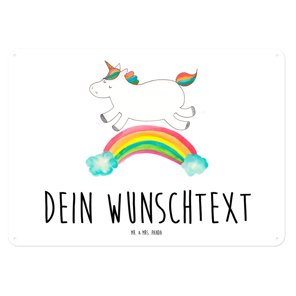 Personalisiertes Blechschild Einhorn Regenbogen Blechschild, Metallschild, Geschenk Schild, Schild, Magnet-Metall-Schild, Deko Schild, Wandschild, Wand-Dekoration, Türschild, Einhorn, Einhörner, Einhorn Deko, Pegasus, Unicorn, Regenbogen, Glitzer, Einhornpower, Erwachsenwerden, Einhornautobahn