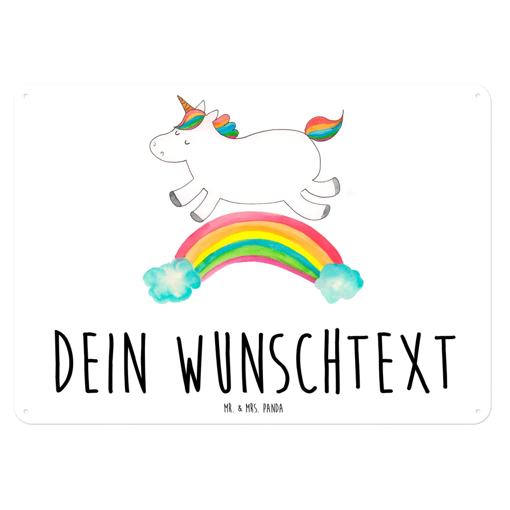 Personalisiertes Blechschild Einhorn Regenbogen Blechschild, Metallschild, Geschenk Schild, Schild, Magnet-Metall-Schild, Deko Schild, Wandschild, Wand-Dekoration, Türschild, Einhorn, Einhörner, Einhorn Deko, Pegasus, Unicorn, Regenbogen, Glitzer, Einhornpower, Erwachsenwerden, Einhornautobahn