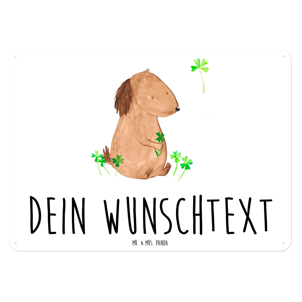 Personalisiertes Blechschild Hund Kleeblatt Blechschild, Metallschild, Geschenk Schild, Schild, Magnet-Metall-Schild, Deko Schild, Wandschild, Wand-Dekoration, Türschild, Hund, Hundemotiv, Haustier, Hunderasse, Tierliebhaber, Hundebesitzer, Sprüche, Kleeblatt, Glück, Tagträume, Motivation, Neuanfang, Geschenk, Glücksbringer, Selbstliebe, Achtsamkeit