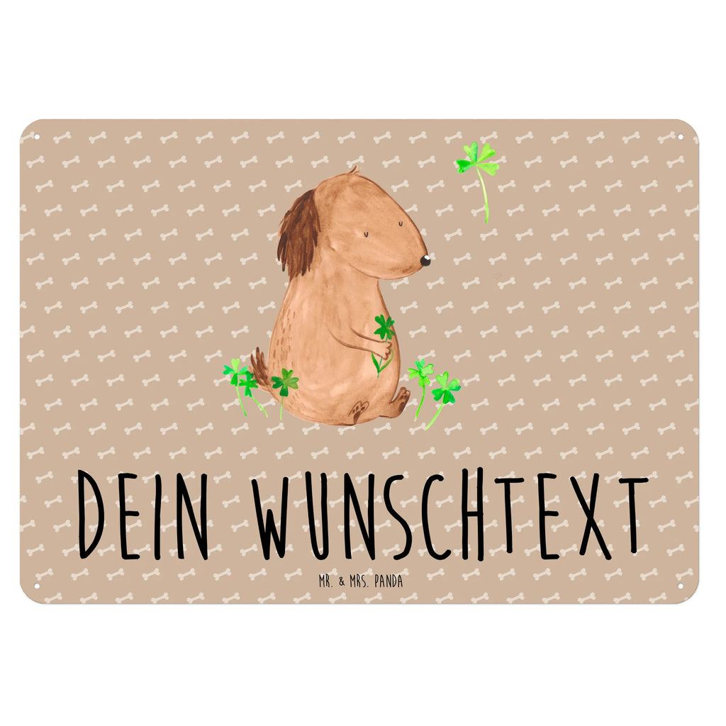 Personalisiertes Blechschild Hund Kleeblatt Blechschild, Metallschild, Geschenk Schild, Schild, Magnet-Metall-Schild, Deko Schild, Wandschild, Wand-Dekoration, Türschild, Hund, Hundemotiv, Haustier, Hunderasse, Tierliebhaber, Hundebesitzer, Sprüche, Kleeblatt, Glück, Tagträume, Motivation, Neuanfang, Geschenk, Glücksbringer, Selbstliebe, Achtsamkeit