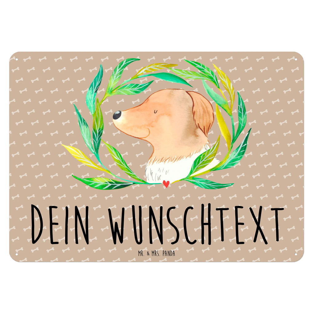 Personalisiertes Blechschild Hund Blumen Blechschild, Metallschild, Geschenk Schild, Schild, Magnet-Metall-Schild, Deko Schild, Wandschild, Wand-Dekoration, Türschild, Hund, Hundemotiv, Haustier, Hunderasse, Tierliebhaber, Hundebesitzer, Sprüche, Ranke, Therapie, Selbsttherapie, Hundeliebe, Hundeglück, Hunde