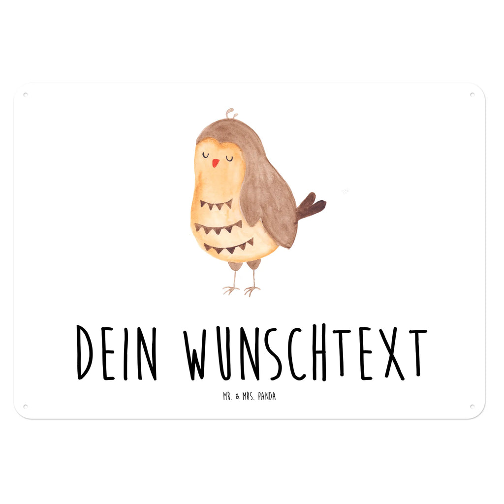 Personalisiertes Blechschild Eule Zufrieden Blechschild, Metallschild, Geschenk Schild, Schild, Magnet-Metall-Schild, Deko Schild, Wandschild, Wand-Dekoration, Türschild, Eule, Eule Spruch, Eule deko, Owl, Liebe Spruch, Romantisch, Wortspiel lustig, Spruch schön, Geschenk Hochzeitstag