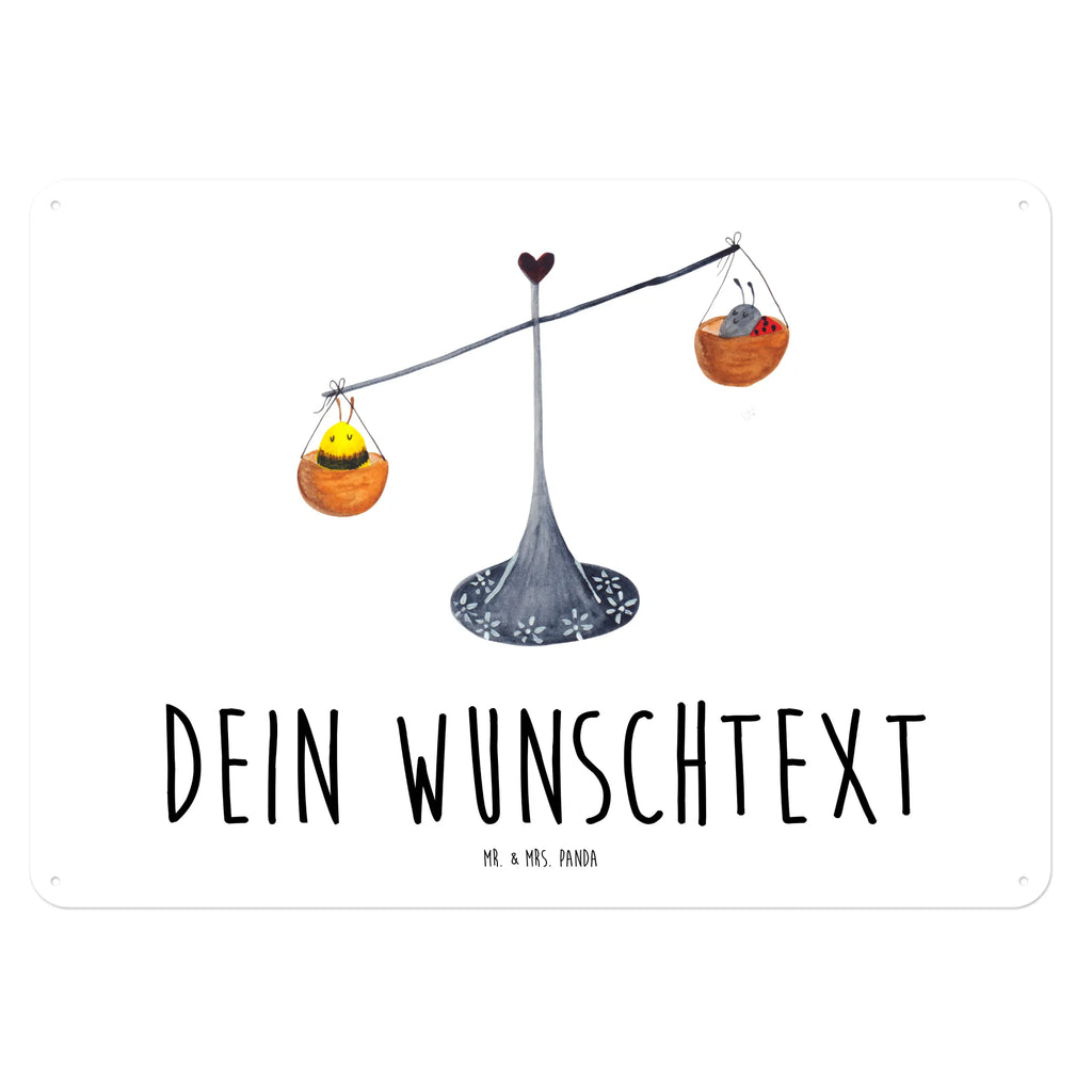 Personalisiertes Blechschild Sternzeichen Waage Blechschild, Metallschild, Geschenk Schild, Schild, Magnet-Metall-Schild, Deko Schild, Wandschild, Wand-Dekoration, Türschild, Tierkreiszeichen, Sternzeichen, Horoskop, Astrologie, Aszendent, Waage, Waage Geschenk, Waage Sternzeichen, Geschenk Oktober, Geschenk September, Geburtstag Oktober, Geburtstag September, Gleichgewicht, Marienkäfer, Hummel, Biene