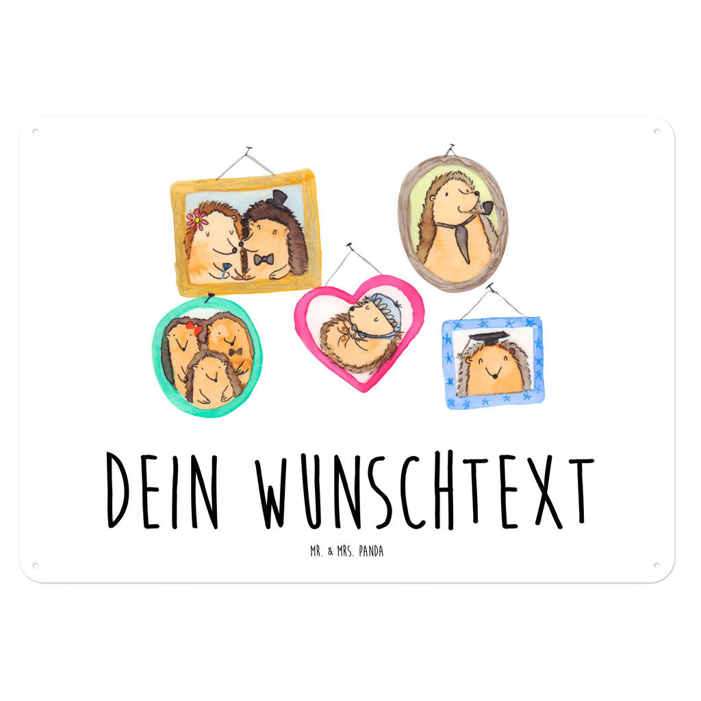 Personalisiertes Blechschild Igel Familie Blechschild, Metallschild, Geschenk Schild, Schild, Magnet-Metall-Schild, Deko Schild, Wandschild, Wand-Dekoration, Türschild, Familie, Vatertag, Muttertag, Bruder, Schwester, Mama, Papa, Oma, Opa, Liebe, Igel, Bilder, Zusammenhalt, Glück