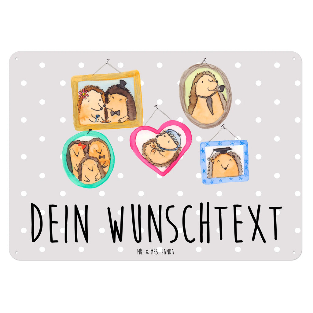 Personalisiertes Blechschild Igel Familie Blechschild, Metallschild, Geschenk Schild, Schild, Magnet-Metall-Schild, Deko Schild, Wandschild, Wand-Dekoration, Türschild, Familie, Vatertag, Muttertag, Bruder, Schwester, Mama, Papa, Oma, Opa, Liebe, Igel, Bilder, Zusammenhalt, Glück