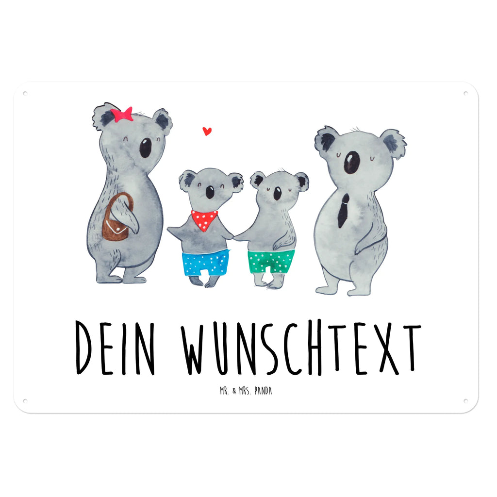 Personalisiertes Blechschild Koala Familie zwei Blechschild, Metallschild, Geschenk Schild, Schild, Magnet-Metall-Schild, Deko Schild, Wandschild, Wand-Dekoration, Türschild, Familie, Vatertag, Muttertag, Bruder, Schwester, Mama, Papa, Oma, Opa, Koala, Koalabär, beste Familie, Familienzeit, Familienleben, Koalafamilie, Lieblingsfamilie