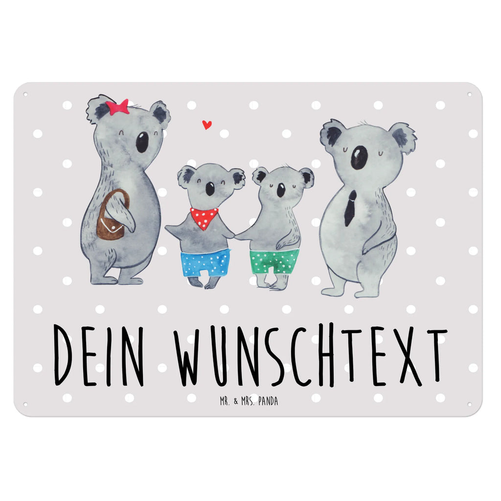 Personalisiertes Blechschild Koala Familie zwei Blechschild, Metallschild, Geschenk Schild, Schild, Magnet-Metall-Schild, Deko Schild, Wandschild, Wand-Dekoration, Türschild, Familie, Vatertag, Muttertag, Bruder, Schwester, Mama, Papa, Oma, Opa, Koala, Koalabär, beste Familie, Familienzeit, Familienleben, Koalafamilie, Lieblingsfamilie