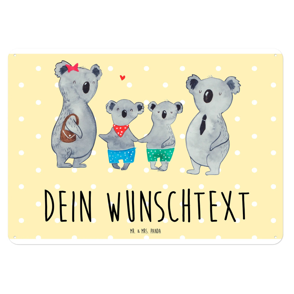 Personalisiertes Blechschild Koala Familie zwei Blechschild, Metallschild, Geschenk Schild, Schild, Magnet-Metall-Schild, Deko Schild, Wandschild, Wand-Dekoration, Türschild, Familie, Vatertag, Muttertag, Bruder, Schwester, Mama, Papa, Oma, Opa, Koala, Koalabär, beste Familie, Familienzeit, Familienleben, Koalafamilie, Lieblingsfamilie