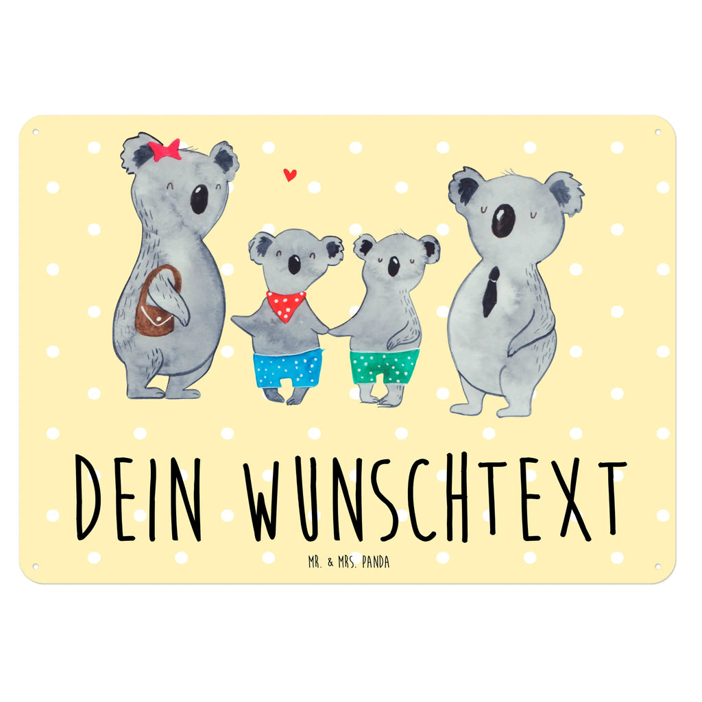 Personalisiertes Blechschild Koala Familie zwei Blechschild, Metallschild, Geschenk Schild, Schild, Magnet-Metall-Schild, Deko Schild, Wandschild, Wand-Dekoration, Türschild, Familie, Vatertag, Muttertag, Bruder, Schwester, Mama, Papa, Oma, Opa, Koala, Koalabär, beste Familie, Familienzeit, Familienleben, Koalafamilie, Lieblingsfamilie