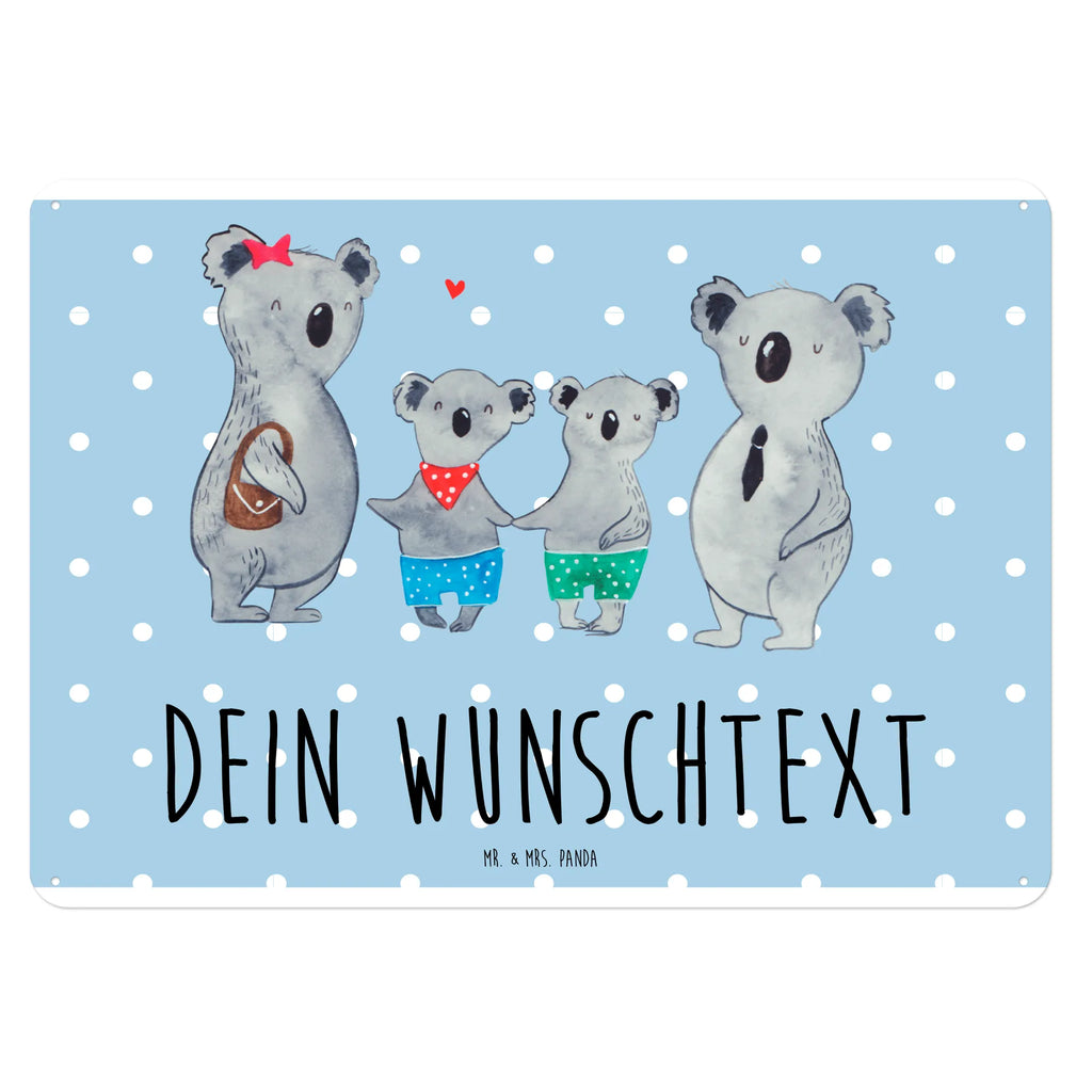 Personalisiertes Blechschild Koala Familie zwei Blechschild, Metallschild, Geschenk Schild, Schild, Magnet-Metall-Schild, Deko Schild, Wandschild, Wand-Dekoration, Türschild, Familie, Vatertag, Muttertag, Bruder, Schwester, Mama, Papa, Oma, Opa, Koala, Koalabär, beste Familie, Familienzeit, Familienleben, Koalafamilie, Lieblingsfamilie