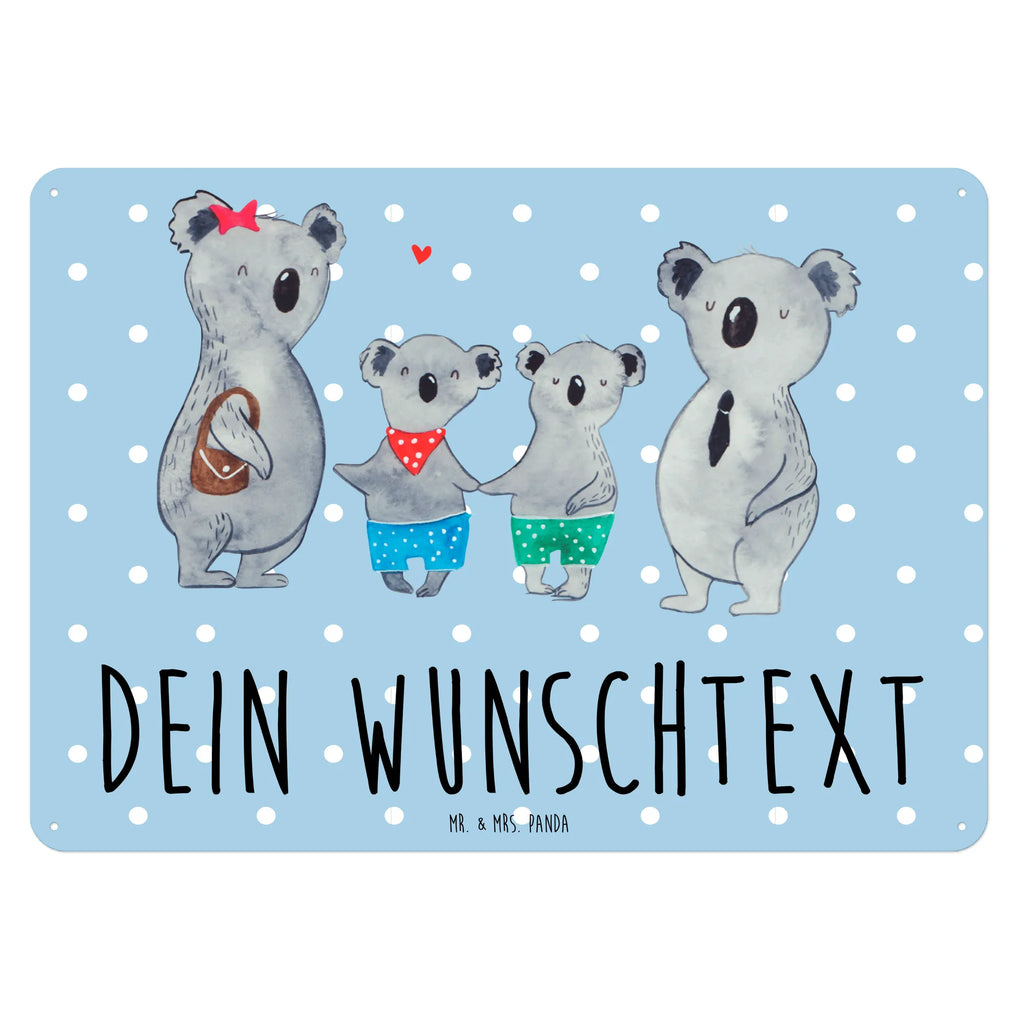 Personalisiertes Blechschild Koala Familie zwei Blechschild, Metallschild, Geschenk Schild, Schild, Magnet-Metall-Schild, Deko Schild, Wandschild, Wand-Dekoration, Türschild, Familie, Vatertag, Muttertag, Bruder, Schwester, Mama, Papa, Oma, Opa, Koala, Koalabär, beste Familie, Familienzeit, Familienleben, Koalafamilie, Lieblingsfamilie