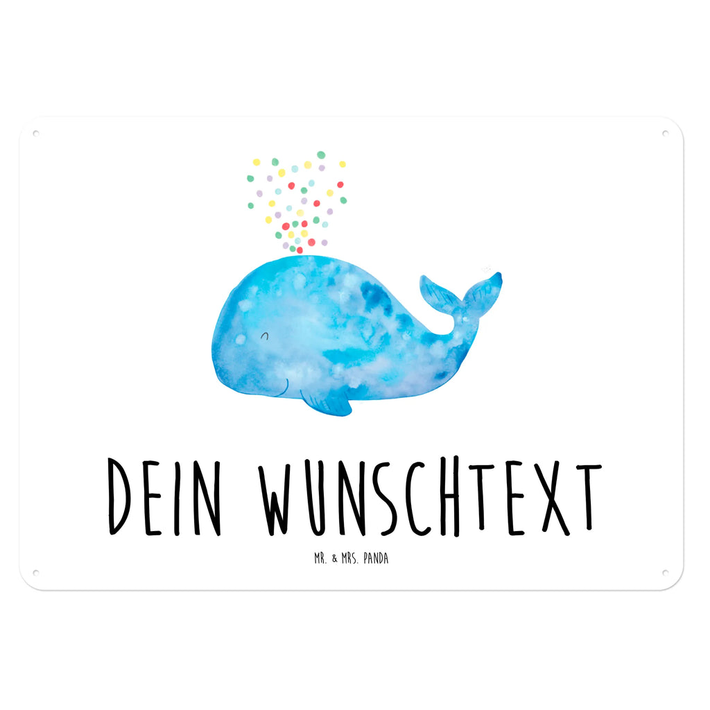 Personalisiertes Blechschild Wal Konfetti Blechschild, Metallschild, Geschenk Schild, Schild, Magnet-Metall-Schild, Deko Schild, Wandschild, Wand-Dekoration, Türschild, Meerestiere, Meer, Urlaub, Wal, Konfetti, Wale, Motivation, Neuanfang, Trennung, Diät, Abnehmen, Neustart, Lebensabschnitt, Geburtstag