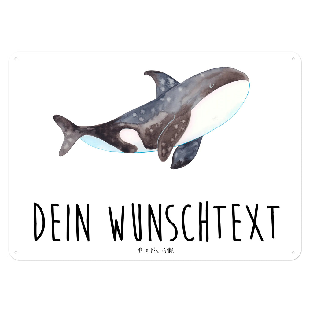 Personalisiertes Blechschild Orca Blechschild, Metallschild, Geschenk Schild, Schild, Magnet-Metall-Schild, Deko Schild, Wandschild, Wand-Dekoration, Türschild, Meerestiere, Meer, Urlaub, Orca, Orcas, Killerwal, Wal, Möglichkeiten, Büro, Arbeit, Motivation, Selbstliebe, Neustart, Startup