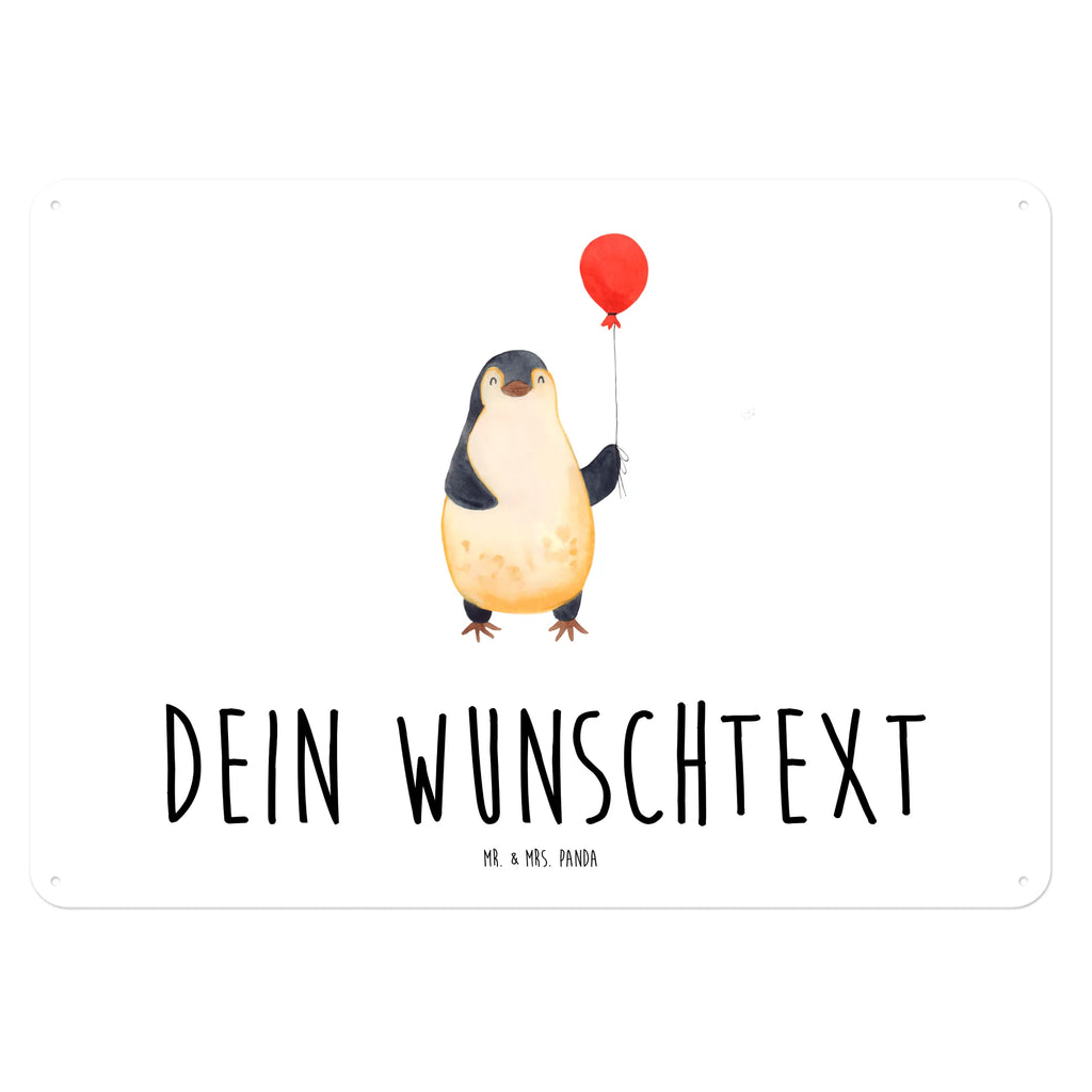 Personalisiertes Blechschild Pinguin Luftballon Blechschild, Metallschild, Geschenk Schild, Schild, Magnet-Metall-Schild, Deko Schild, Wandschild, Wand-Dekoration, Türschild, Pinguin, Pinguine, Luftballon, Tagträume, Lebenslust, Geschenk Freundin, Geschenkidee, beste Freundin, Motivation, Neustart, neues Leben, Liebe, Glück