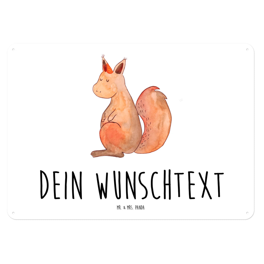 Personalisiertes Blechschild Einhorn Glauben Blechschild, Metallschild, Geschenk Schild, Schild, Magnet-Metall-Schild, Deko Schild, Wandschild, Wand-Dekoration, Türschild, Einhorn, Einhörner, Einhorn Deko, Unicorn, Einhörnchen, Eichhörnchen, Eichhorn