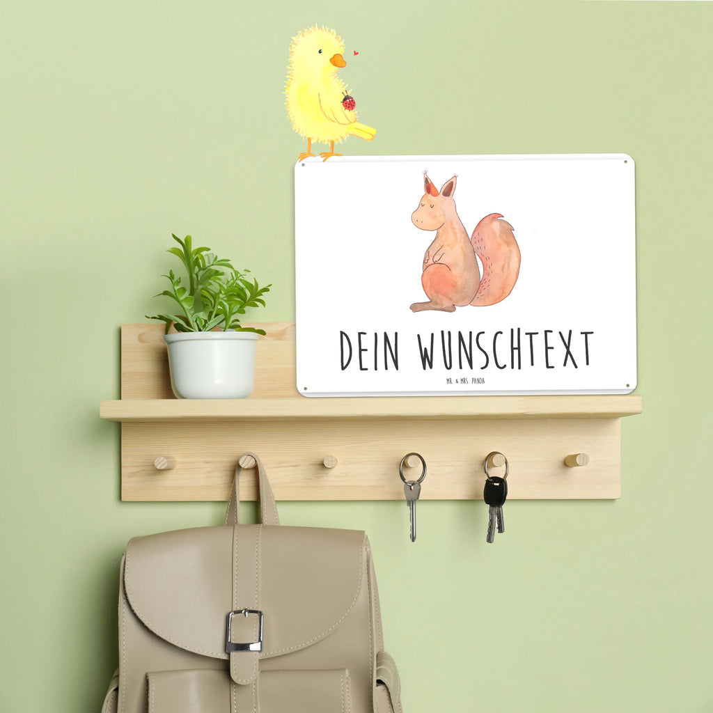 Personalisiertes Blechschild Einhorn Glauben Blechschild, Metallschild, Geschenk Schild, Schild, Magnet-Metall-Schild, Deko Schild, Wandschild, Wand-Dekoration, Türschild, Einhorn, Einhörner, Einhorn Deko, Unicorn, Einhörnchen, Eichhörnchen, Eichhorn