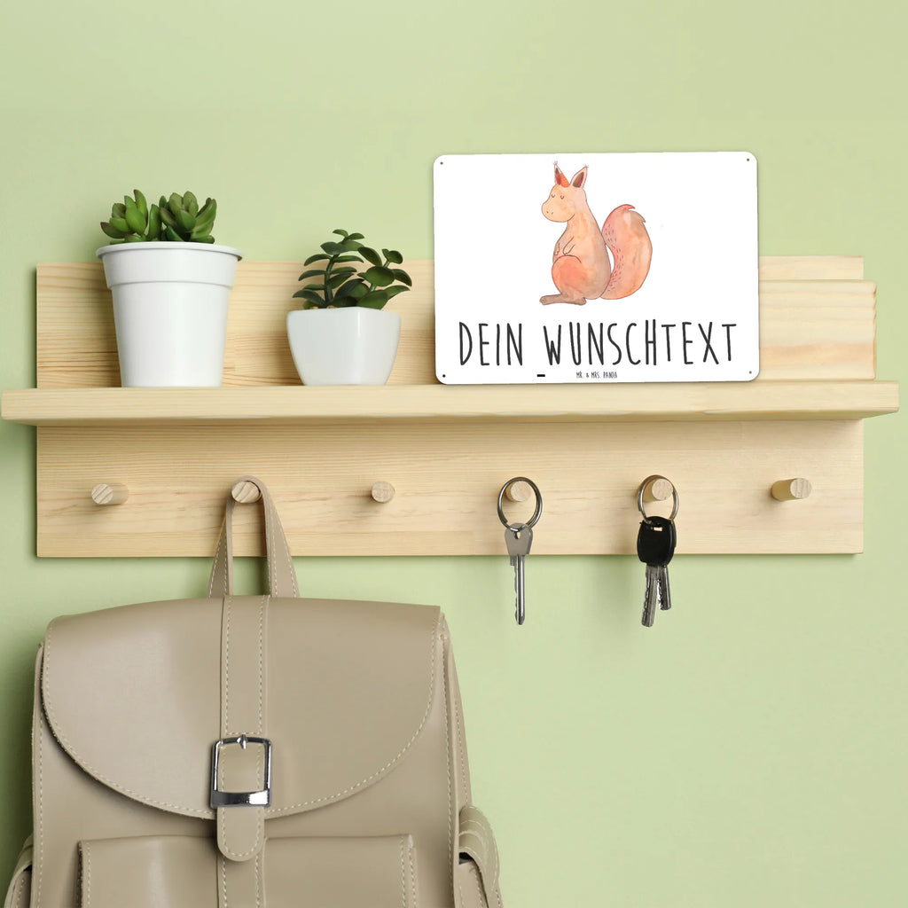 Personalisiertes Blechschild Einhorn Glauben Blechschild, Metallschild, Geschenk Schild, Schild, Magnet-Metall-Schild, Deko Schild, Wandschild, Wand-Dekoration, Türschild, Einhorn, Einhörner, Einhorn Deko, Unicorn, Einhörnchen, Eichhörnchen, Eichhorn