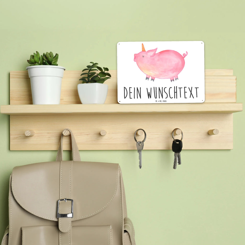 Personalisiertes Blechschild Einhorn Schweinhorn Blechschild, Metallschild, Geschenk Schild, Schild, Magnet-Metall-Schild, Deko Schild, Wandschild, Wand-Dekoration, Türschild, Einhorn, Einhörner, Einhorn Deko, Pegasus, Unicorn, Party, Spaß, Schwein, Schweinhorn, Bauer, witzig. lustig, Spruch, geschenk, Pig, Piggy, funny, english, englisch