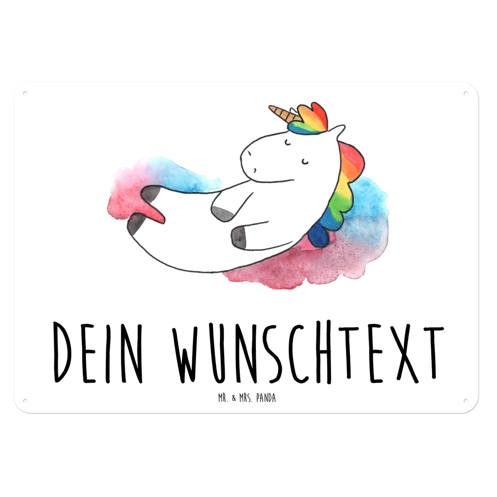 Personalisiertes Blechschild Einhorn Wolke 7 Blechschild, Metallschild, Geschenk Schild, Schild, Magnet-Metall-Schild, Deko Schild, Wandschild, Wand-Dekoration, Türschild, Einhorn, Einhörner, Einhorn Deko, Unicorn, verliebt, Menschen, witzig, lustig, Geschenk, Glaube, Realität, Lächeln