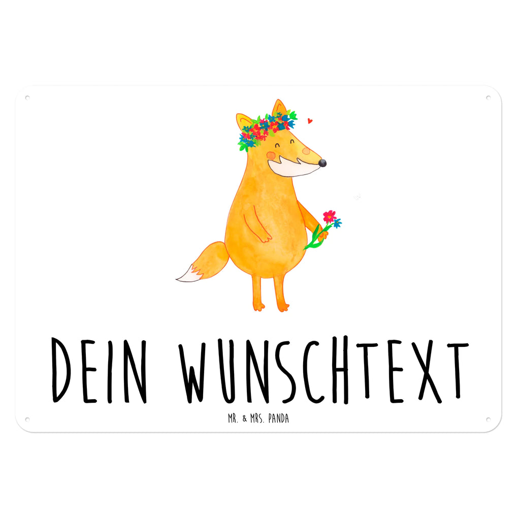 Personalisiertes Blechschild Fuchs Blumen Blechschild, Metallschild, Geschenk Schild, Schild, Magnet-Metall-Schild, Deko Schild, Wandschild, Wand-Dekoration, Türschild, Fuchs, Füchse, Fox, Liebe, Freundin, Fuchsmädchen, Blumenmädchen, Freundinnen, Liebesbeweis, Blume, Blumen, Motivation, Freude, ich, mich, Selbstliebe