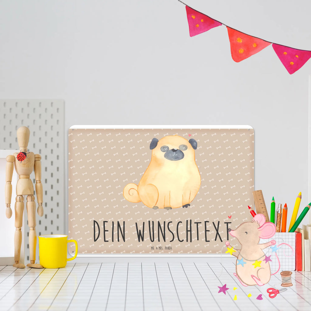 Personalisiertes Blechschild Mops Blechschild, Metallschild, Geschenk Schild, Schild, Magnet-Metall-Schild, Deko Schild, Wandschild, Wand-Dekoration, Türschild, Hund, Hundemotiv, Haustier, Hunderasse, Tierliebhaber, Hundebesitzer, Sprüche, Mops, Liebe, Hundeliebe