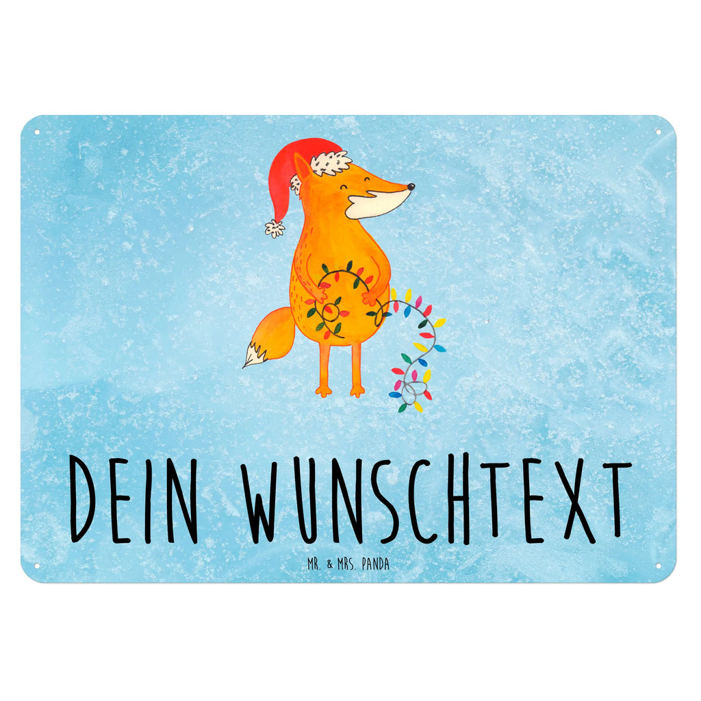 Personalisiertes Blechschild Fuchs Weihnachten Blechschild, Metallschild, Geschenk Schild, Schild, Magnet-Metall-Schild, Deko Schild, Wandschild, Wand-Dekoration, Türschild, Winter, Weihnachten, Weihnachtsdeko, Nikolaus, Advent, Heiligabend, Wintermotiv, Fuchs, Füchse, Spruch schön, Geschenk Weihnachten, Weihnachtsmann, Weihnachtszeit