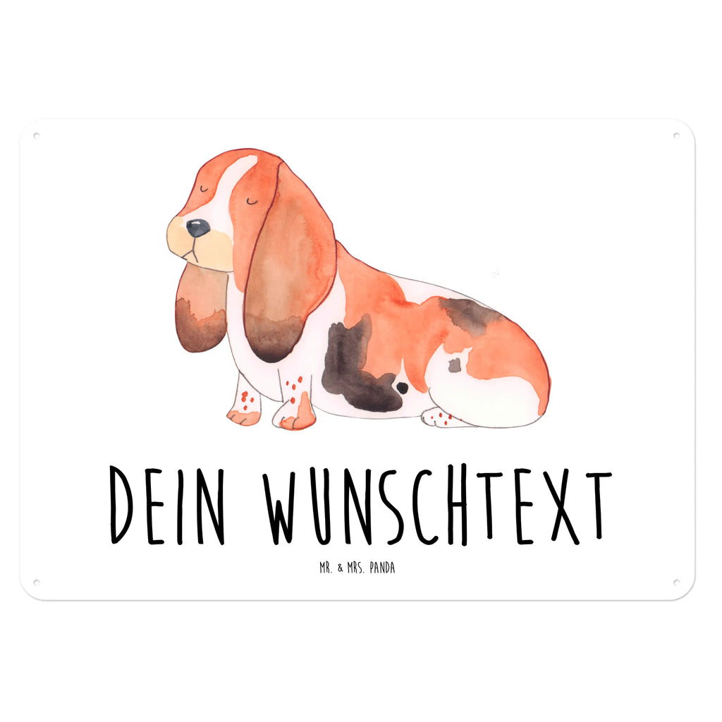 Personalisiertes Blechschild Hund Basset Hound Blechschild, Metallschild, Geschenk Schild, Schild, Magnet-Metall-Schild, Deko Schild, Wandschild, Wand-Dekoration, Türschild, Hund, Hundemotiv, Haustier, Hunderasse, Tierliebhaber, Hundebesitzer, Sprüche, Basset Hound, Basset, Hundeliebe, kinderlos