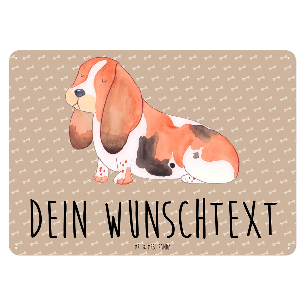 Personalisiertes Blechschild Hund Basset Hound Blechschild, Metallschild, Geschenk Schild, Schild, Magnet-Metall-Schild, Deko Schild, Wandschild, Wand-Dekoration, Türschild, Hund, Hundemotiv, Haustier, Hunderasse, Tierliebhaber, Hundebesitzer, Sprüche, Basset Hound, Basset, Hundeliebe, kinderlos