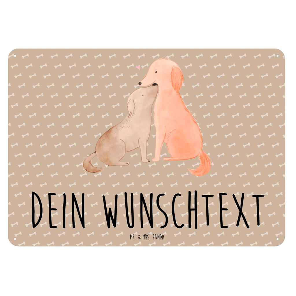 Personalisiertes Blechschild Hunde Liebe Blechschild, Metallschild, Geschenk Schild, Schild, Magnet-Metall-Schild, Deko Schild, Wandschild, Wand-Dekoration, Türschild, Hund, Hundemotiv, Haustier, Hunderasse, Tierliebhaber, Hundebesitzer, Sprüche, Liebe, Hund. Hunde, Kuss, Vertrauen, Kuscheln, Herz