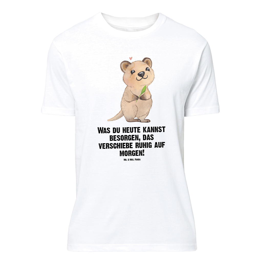 T-Shirt Standard Quokka Happy T-Shirt, Shirt, Tshirt, Lustiges T-Shirt, T-Shirt mit Spruch, Party, Junggesellenabschied, Jubiläum, Geburstag, Herrn, Damen, Männer, Frauen, Schlafshirt, Nachthemd, Sprüche, Tiermotive, Gute Laune, lustige Sprüche, Tiere, Quokka, Verschieben, Aufschieberitis, Lustiger Spruch, Niedliches Tier, Dinge erledigen