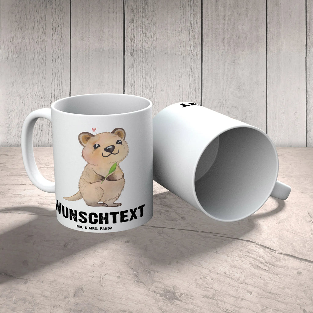 Personalisierte Tasse Quokka Happy Personalisierte Tasse, Namenstasse, Wunschname, Personalisiert, Tasse, Namen, Drucken, Tasse mit Namen, Tiermotive, Gute Laune, lustige Sprüche, Tiere, Quokka, Verschieben, Aufschieberitis, Lustiger Spruch, Niedliches Tier, Dinge erledigen