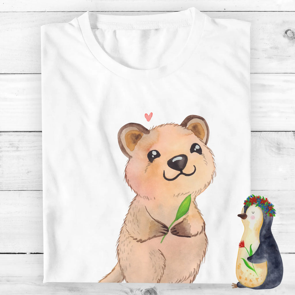 Personalisiertes T-Shirt Quokka Happy T-Shirt Personalisiert, T-Shirt mit Namen, T-Shirt mit Aufruck, Männer, Frauen, Tiermotive, Gute Laune, lustige Sprüche, Tiere, Quokka, Verschieben, Aufschieberitis, Lustiger Spruch, Niedliches Tier, Dinge erledigen