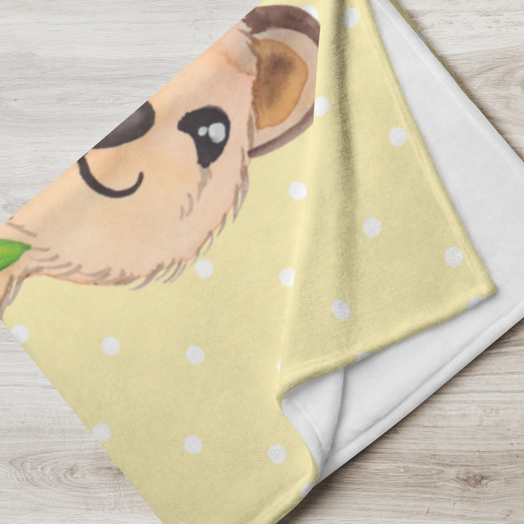 Babydecke mit Namen Quokka Happy Babdyecke personalisiert, Babydecke mit Namen, Babydecke bedrucken, Babygeschenk personalisiet, Babygeschenk mit Namen, Krabbeldecke mit Namen, Krabbeldecke personalisiert, Tiermotive, Gute Laune, lustige Sprüche, Tiere, Quokka, Verschieben, Aufschieberitis, Lustiger Spruch, Niedliches Tier, Dinge erledigen