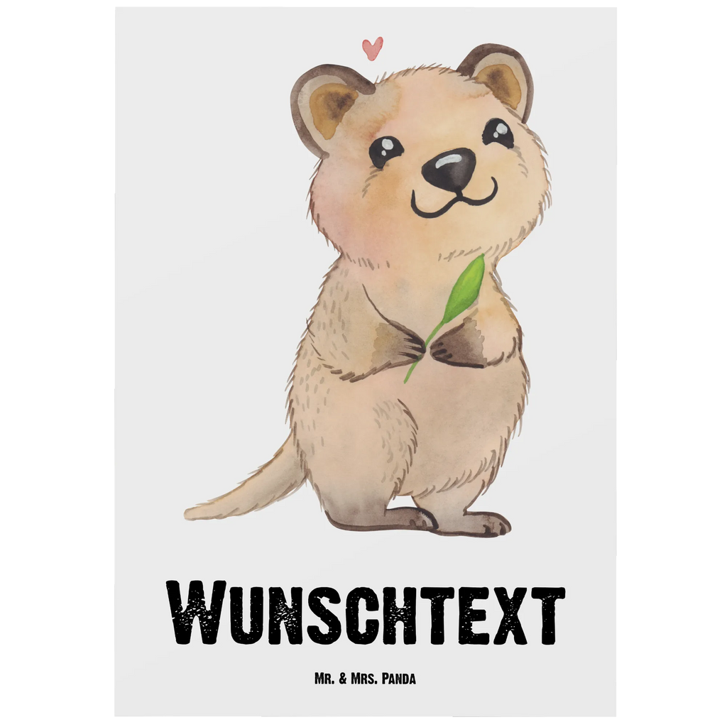 Personalisierte Postkarte Quokka Happy Postkarte mit Namen, Postkarte bedrucken, Postkarte mit Wunschtext, Postkarte personalisierbar, Geschenkkarte mit Namen, Grußkarte mit Namen, Karte mit Namen, Einladung mit Namen, Ansichtskarte mit Namen, Geschenkkarte mit Wunschtext, Grußkarte mit Wunschtext, Karte mit Wunschtext, Einladung mit Wunschtext, Ansichtskarte mit Wunschtext, Tiermotive, Gute Laune, lustige Sprüche, Tiere, Quokka, Verschieben, Aufschieberitis, Lustiger Spruch, Niedliches Tier, Dinge erledigen