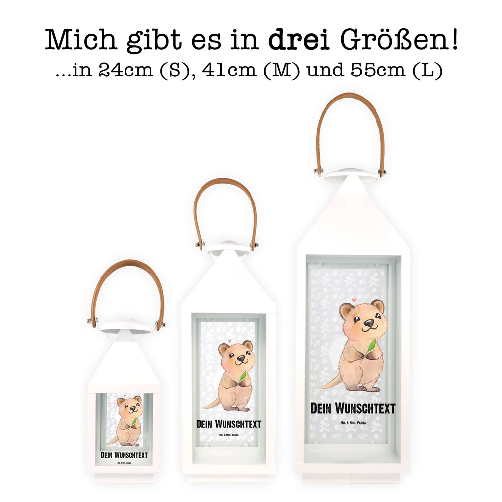 Personalisierte Deko Laterne Quokka Happy Gartenlampe, Gartenleuchte, Gartendekoration, Gartenlicht, Laterne kleine Laternen, XXL Laternen, Laterne groß, Tiermotive, Gute Laune, lustige Sprüche, Tiere, Quokka, Verschieben, Aufschieberitis, Lustiger Spruch, Niedliches Tier, Dinge erledigen