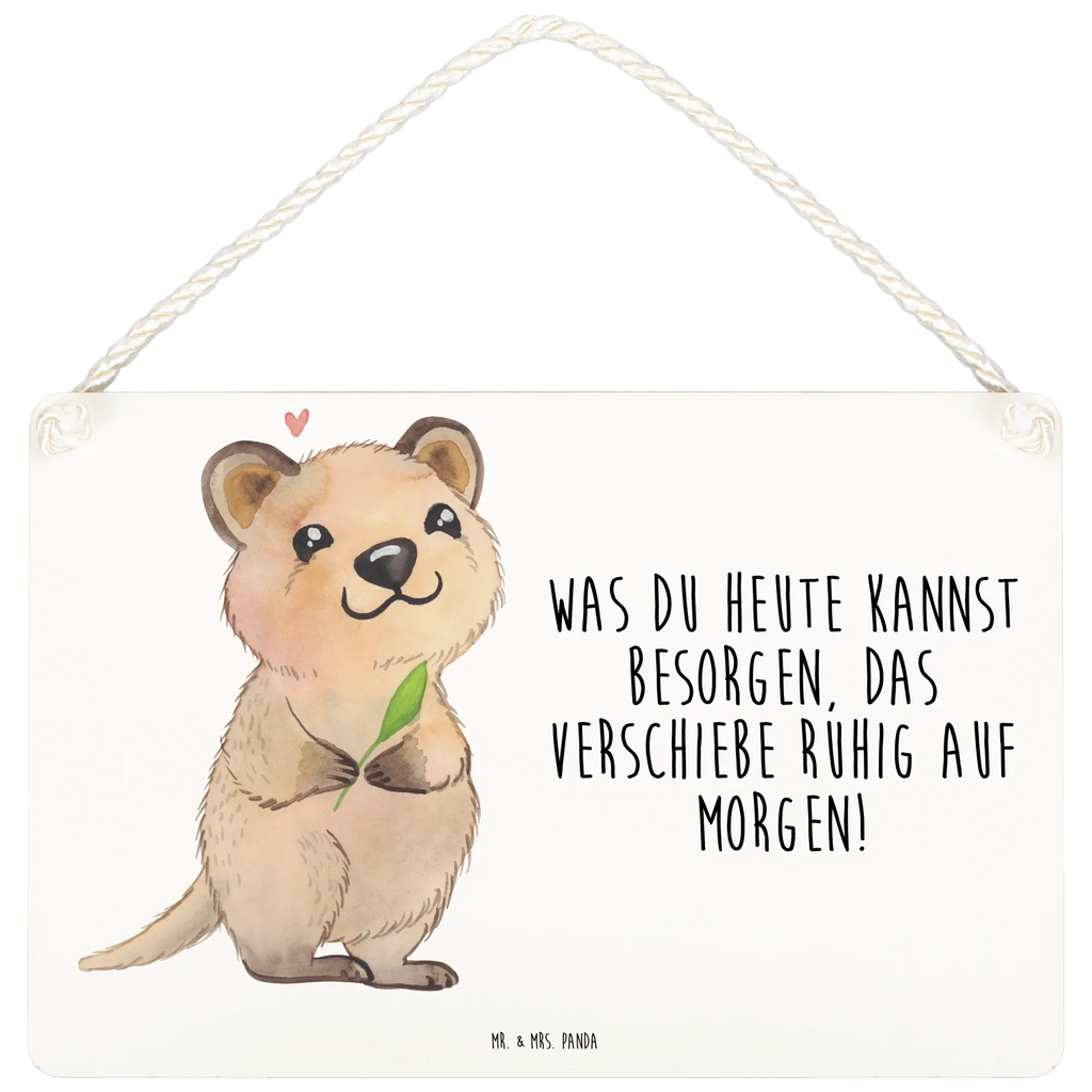 Deko Schild Quokka Happy Dekoschild, Deko Schild, Schild, Tür Schild, Türschild, Holzschild, Wandschild, Wanddeko, Tiermotive, Gute Laune, lustige Sprüche, Tiere, Quokka, Verschieben, Aufschieberitis, Lustiger Spruch, Niedliches Tier, Dinge erledigen