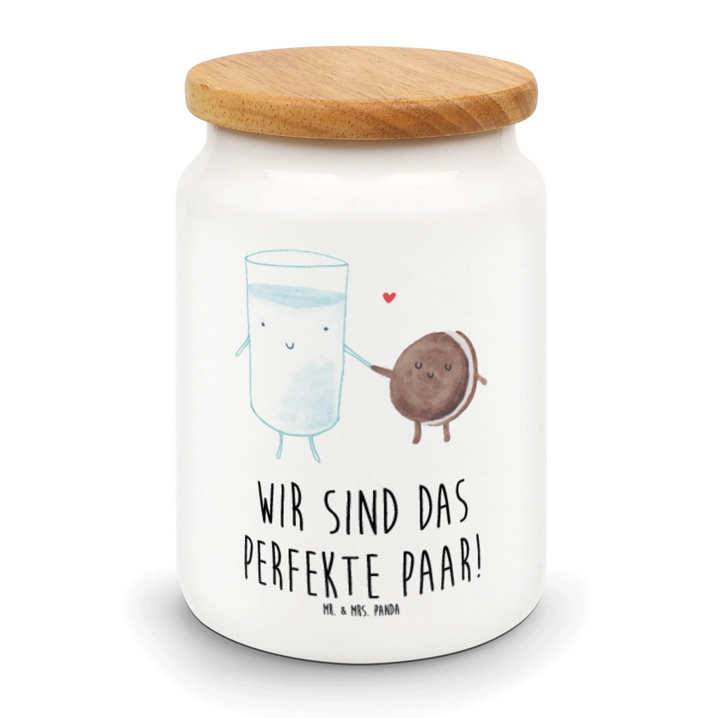 Vorratsdose Milch & Keks Vorratsdose, Keksdose, Keramikdose, Leckerlidose, Dose, Vorratsbehälter, Aufbewahrungsdose, Vorratsdosen, Frischhaltedose, Frischhaltedosen, Aufbewahrungsdosen, Aufbewahrungsbehälter, Vorratsdosen Keramik, Aufbewahrungsdosen Küche, Küchenbehälter, Vorratsbehälter Küche, Vorratsdosen Mehl, Mottensichere Vorratsdosen, Schüttdosen, Tiermotive, Gute Laune, lustige Sprüche, Tiere, Milk, Cookie, Milch, Keks, Kekse, Kaffee, Einladung Frühstück, Motiv süß, romantisch, perfektes Paar