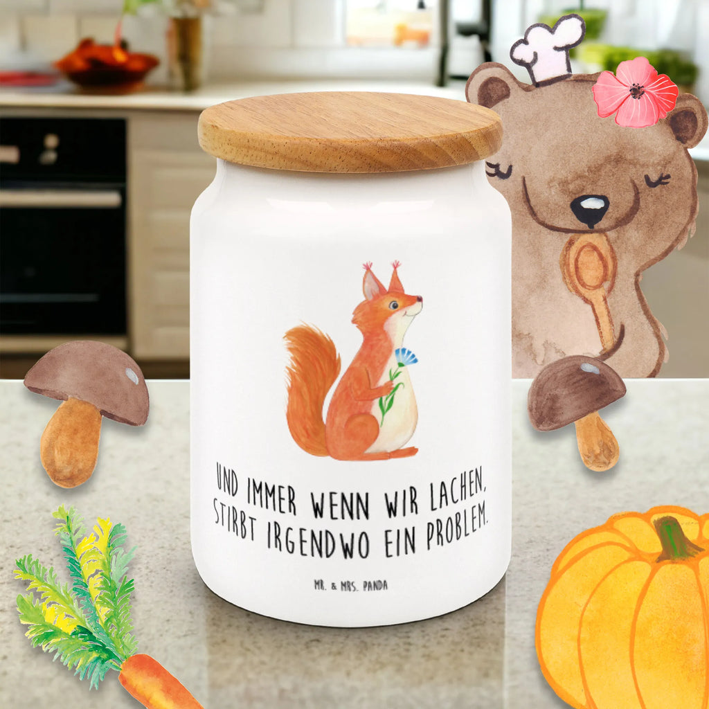 Storage jar Squirrel flower Vorratsdose, Keksdose, Keramikdose, Leckerlidose, Dose, Vorratsbehälter, Aufbewahrungsdose, Vorratsdosen, Frischhaltedose, Frischhaltedosen, Aufbewahrungsdosen, Aufbewahrungsbehälter, Vorratsdosen Keramik, Aufbewahrungsdosen Küche, Küchenbehälter, Vorratsbehälter Küche, Vorratsdosen Mehl, Mottensichere Vorratsdosen, Schüttdosen, Tiermotive, Gute Laune, lustige Sprüche, Tiere, Eichhörnchen, Eichhorn, Spruch positiv, Lachen, Spaß, Motivation Sprüche, Motivation Bilder, glücklich Spruch, Spruch Deko