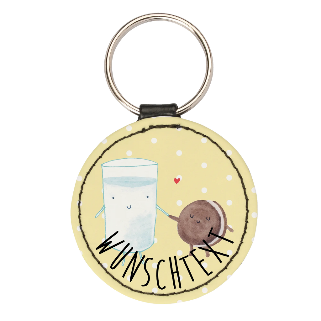 Personalisierter Schlüsselanhänger Milch & Keks Personalisierter Schlüsselanhänger, Personalisierter Anhänger, Personalisierter Taschenanhänger, Personalisierter Glücksbringer, Personalisierter Schutzengel, Schlüsselanhänger mit Namen, Anhänger mit Namen, Glücksbringer mit Namen, Schlüsselanhänger Wunschtext, Schlüsselanhänger selbst gestalten, Tiermotive, Gute Laune, lustige Sprüche, Tiere, Milk, Cookie, Milch, Keks, Kekse, Kaffee, Einladung Frühstück, Motiv süß, romantisch, perfektes Paar