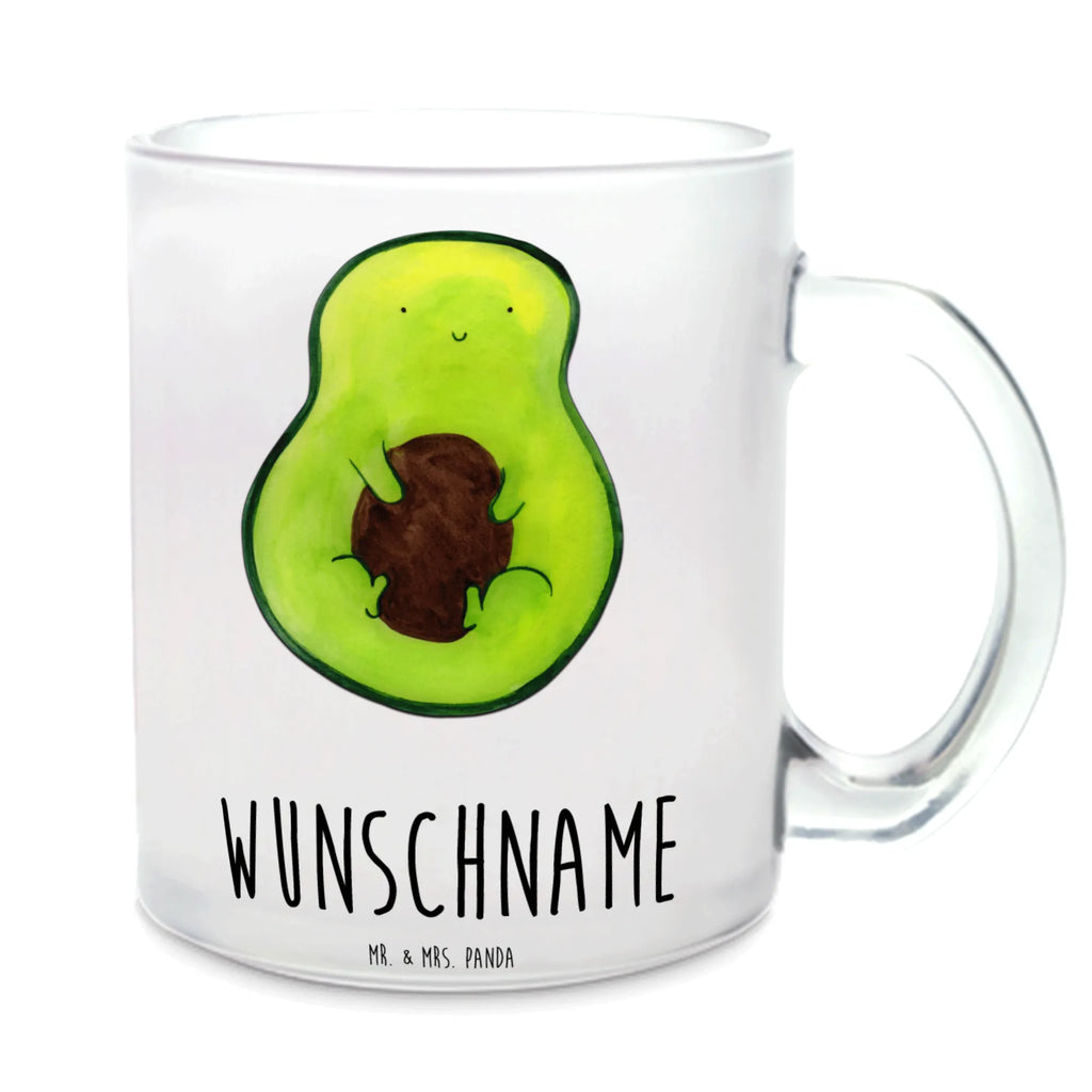 Personalisierte Teetasse Avocado mit Kern Personalisierte Teetasse, Personalisiertes Teeglas, Personalisierter Teebecher, Personalisierte Glas Teetasse, Personalisierte Teetasse aus Glas, Teetasse mit Namen, Teeglas mit Namen, Teebecher mit Namen, Glas Teetasse mit Namen, Teetasse aus Glas mit Namen, Teetasse Wunschname, Teetasse selbst gestalten., Avocado, Veggie, Vegan, Gesund, Avokado, Avocadokern, Kern, Pflanze, Spruch Leben