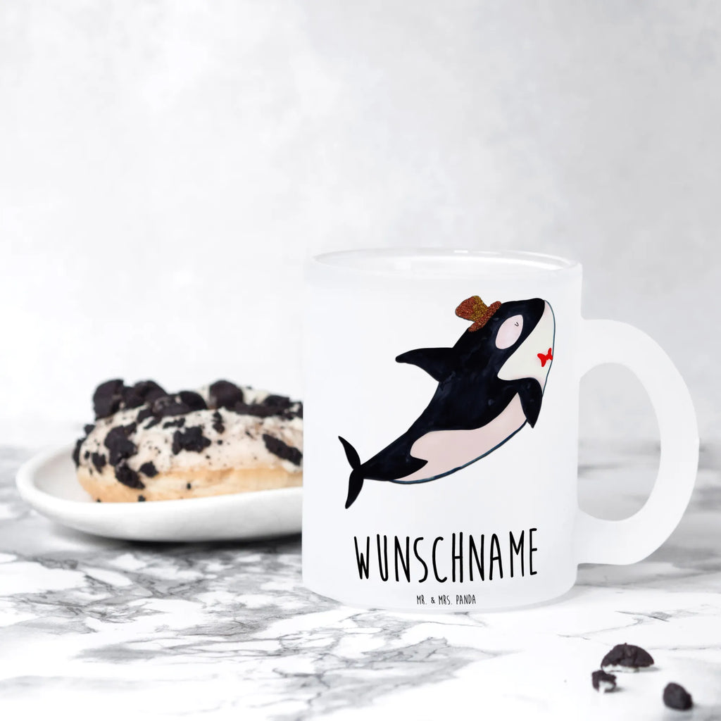 Personalisierte Teetasse Orca Zylinder Personalisierte Teetasse, Personalisiertes Teeglas, Personalisierter Teebecher, Personalisierte Glas Teetasse, Personalisierte Teetasse aus Glas, Teetasse mit Namen, Teeglas mit Namen, Teebecher mit Namen, Glas Teetasse mit Namen, Teetasse aus Glas mit Namen, Teetasse Wunschname, Teetasse selbst gestalten., Meerestiere, Meer, Urlaub, Narwal, Glitter, Konfetti, Glitzer, Geburtstag, Feier, Fete, Fest, Glückwunsch, Orca