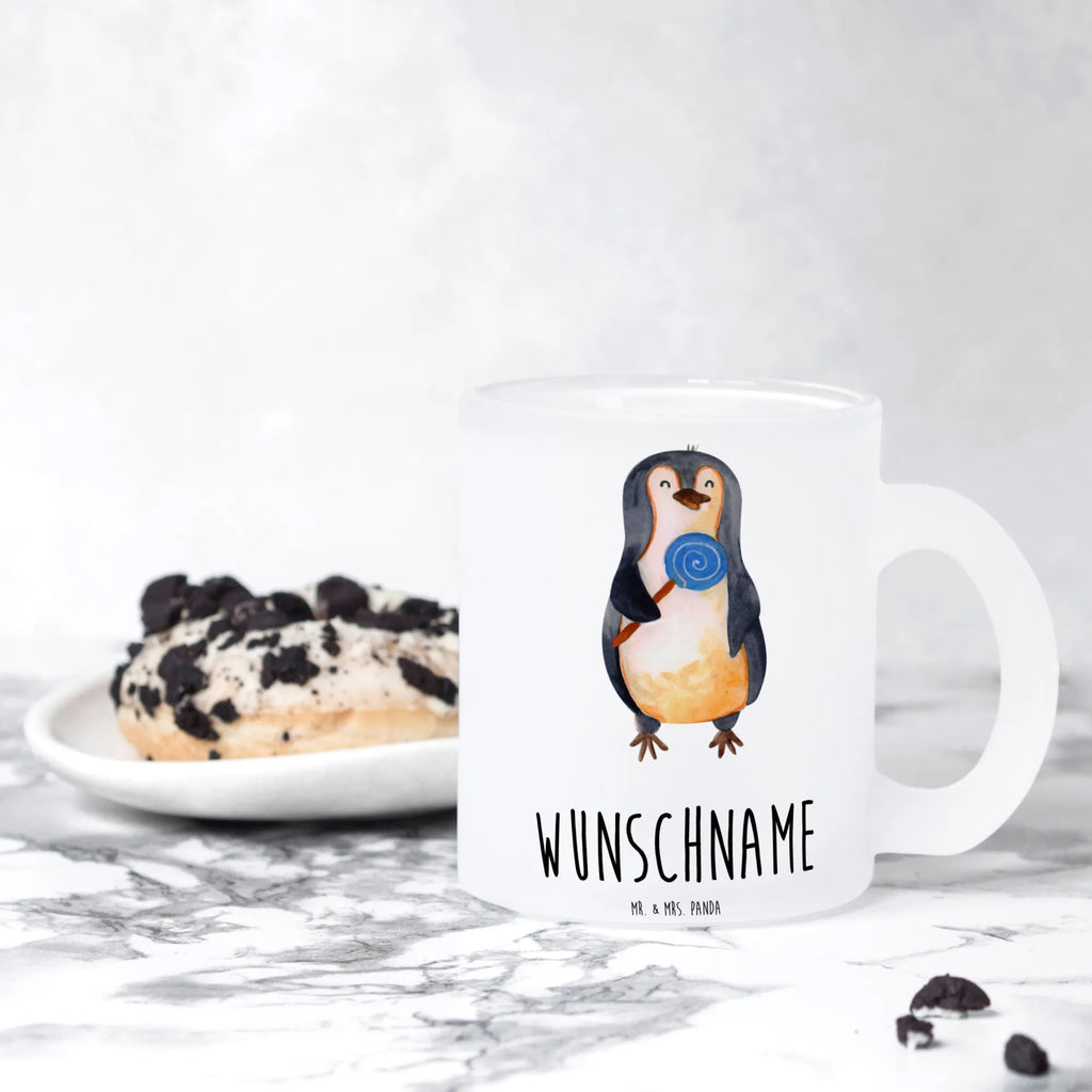 Personalisierte Teetasse Pinguin Lolli Personalisierte Teetasse, Personalisiertes Teeglas, Personalisierter Teebecher, Personalisierte Glas Teetasse, Personalisierte Teetasse aus Glas, Teetasse mit Namen, Teeglas mit Namen, Teebecher mit Namen, Glas Teetasse mit Namen, Teetasse aus Glas mit Namen, Teetasse Wunschname, Teetasse selbst gestalten., Pinguin, Pinguine, Lolli, Süßigkeiten, Blödsinn, Spruch, Rebell, Gauner, Ganove, Rabauke