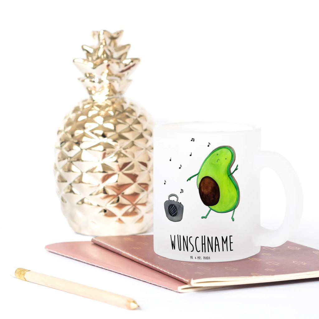 Personalisierte Teetasse Avocado tanzt Personalisierte Teetasse, Personalisiertes Teeglas, Personalisierter Teebecher, Personalisierte Glas Teetasse, Personalisierte Teetasse aus Glas, Teetasse mit Namen, Teeglas mit Namen, Teebecher mit Namen, Glas Teetasse mit Namen, Teetasse aus Glas mit Namen, Teetasse Wunschname, Teetasse selbst gestalten., Avocado, Veggie, Vegan, Gesund