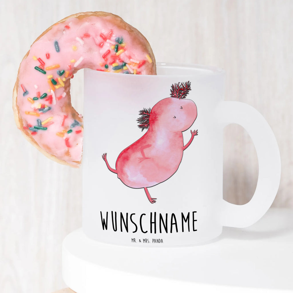 Personalisierte Teetasse Axolotl tanzt Personalisierte Teetasse, Personalisiertes Teeglas, Personalisierter Teebecher, Personalisierte Glas Teetasse, Personalisierte Teetasse aus Glas, Teetasse mit Namen, Teeglas mit Namen, Teebecher mit Namen, Glas Teetasse mit Namen, Teetasse aus Glas mit Namen, Teetasse Wunschname, Teetasse selbst gestalten., Axolotl, Molch, Axolot, Schwanzlurch, Lurch, Lurche, Dachschaden, Sterne, verrückt, Freundin, beste Freundin