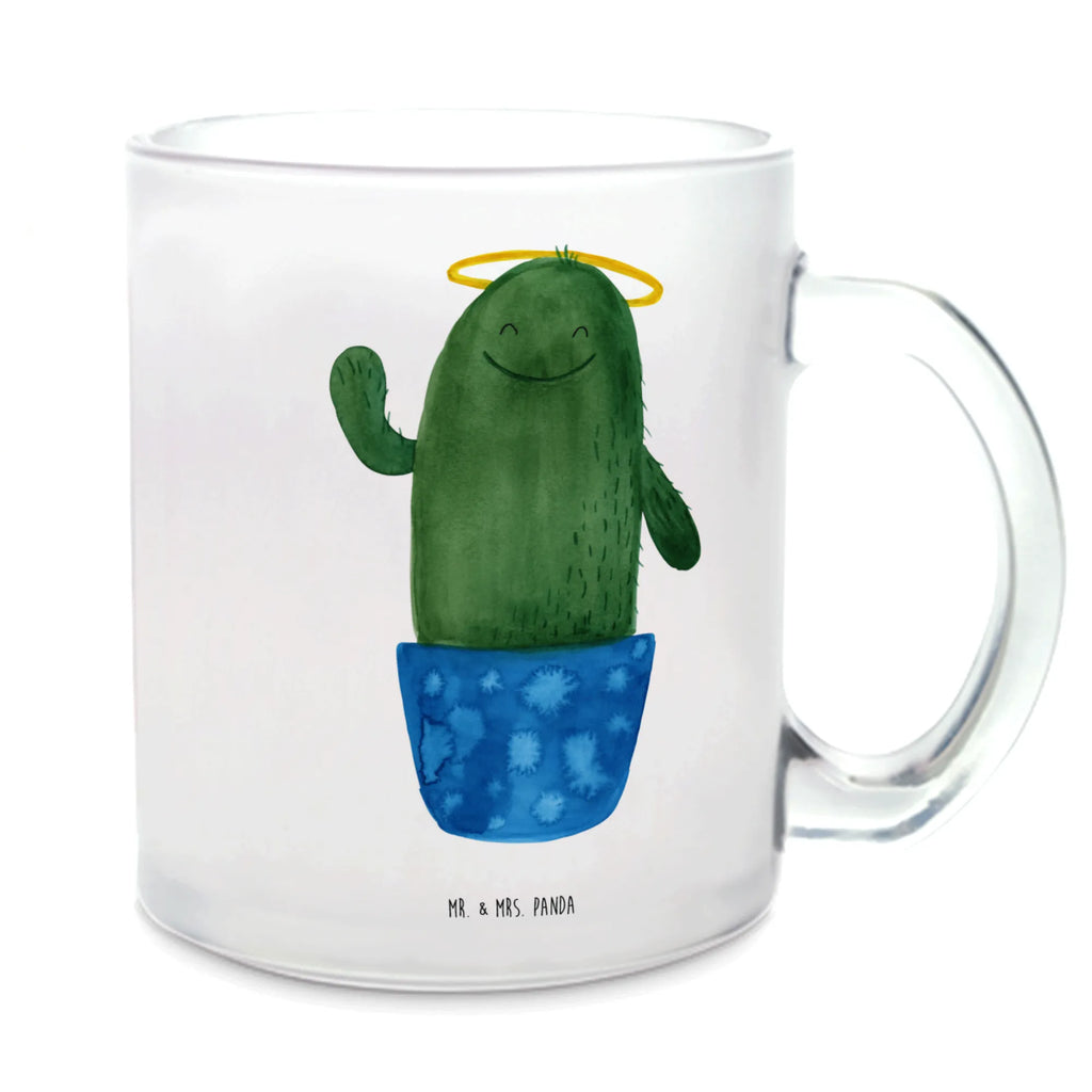 Teetasse Kaktus Heilig Teetasse, Teeglas, Teebecher, Tasse mit Henkel, Tasse, Glas Teetasse, Teetasse aus Glas, Kaktus, Kakteen, frech, lustig, Kind, Eltern, Familie, Bruder, Schwester, Schwestern, Freundin, Heiligenschein