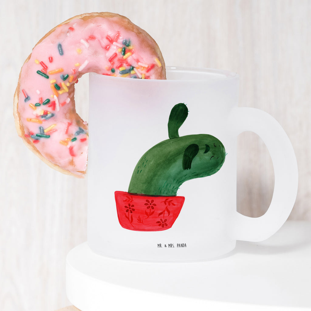 Teetasse Kaktus Mamamia Teetasse, Teeglas, Teebecher, Tasse mit Henkel, Tasse, Glas Teetasse, Teetasse aus Glas, Kaktus, Kakteen, Kaktusliebe, Ärger, Büro, Büroalltag, Schule, Motivation, Quote